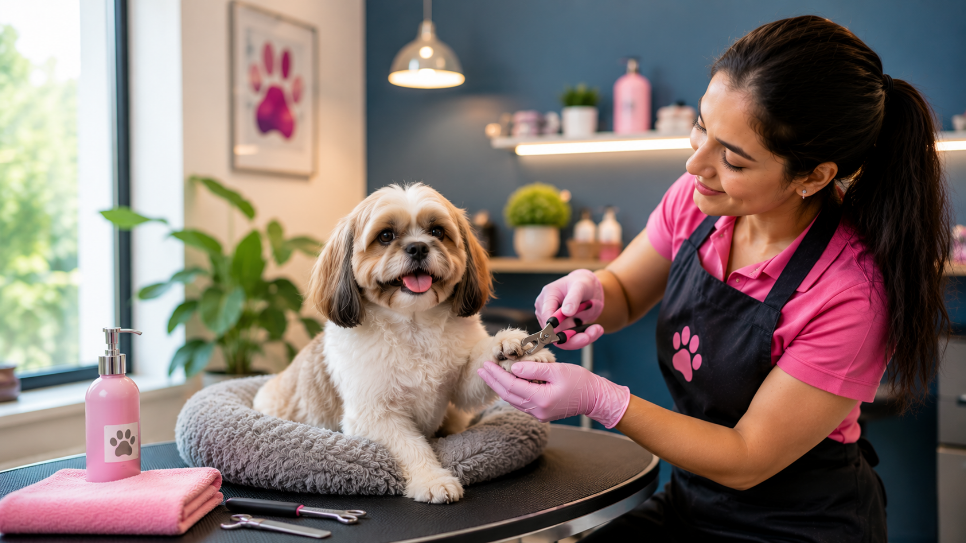 Nail trimming and paw care for pets in Ahmedabad